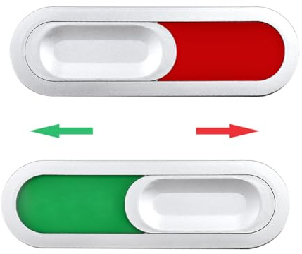 REFORUNG Vie Privée Signe Panneau de Confidentialité Occupé Vacant Panneau de Confidentialité Vacant Signe Panneaux de Porte/Occupé Blank Slider Indicateur de Porte (Vide sans Texte)