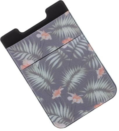 KITANDOVE Portafoglio Adesivo Per Smartphone Portacarte Sottile e Tascabile Organizzatore Retro Per Telefono Design Elegante e Pratico Con Doppio Scomparto Per Carte
