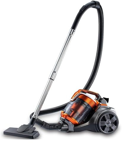 Pink Beryl Bagless Cylinder Vacuum Cleaner, 3600W Cyclonic Carpet and Hard Floor Cleaner, Lightweight and Low Noise, HEPA Filter, Extendable Hose, Comes with Attachments