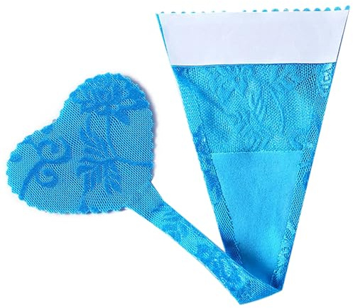 HJYZY C-String autoadhesivo en forma de corazón sin línea de bragas para mujer Invisible en forma de corazón, Talla única