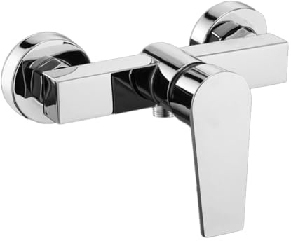 Bathroom Shower Valve,Bath Mixing Valve Accessory,Single Handle Hot and Cold Water Mixer Tap for Shower and Bathtub