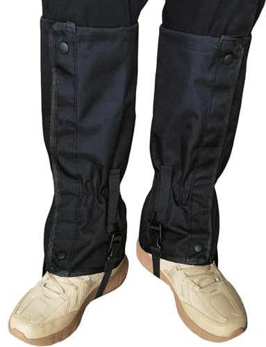 Hiking Gaiters for Men Women, Waterproof and Breathable, Durable Leg Gaiters for Hunting, Snow, and Outdoor Trekking, Adjustable Gators for Boots with Reinforced Straps