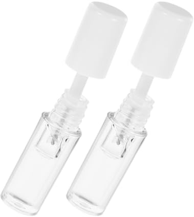 HAMPPLIES 2 Pièces Gel Sourcils Transparent Mini Fixateur Cils Portable Formule Douce pour Yeux Sensibles Tube Compact Facile à Emporter Soin Maquillage Rapide