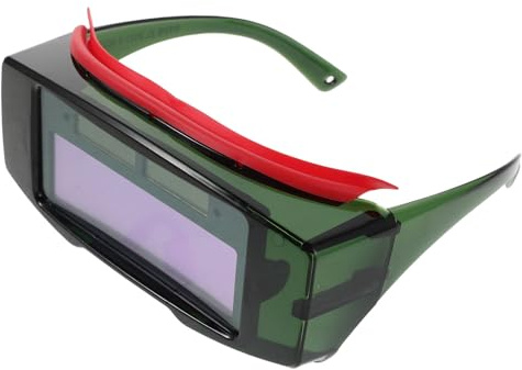WHAMVOX Auto Darkening Welding Goggles Protective Glasses with Impact Resistant Lens, Welder Eye Protection for Industrial and Home Use, Full View Safety Welding Eyewear