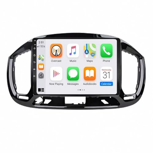 Trådlös Apple Carplay Android Auto-Skärm för FIAT UNO 2015-2020 Backkamera, Spegellänk, Bluetooth, Röststyrning, Gps-Navigering, Aux, Röstassistent, 8 Kärna 6G+128G