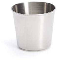 De Buyer - Moule Dariole ou Crème Caramel en Inox - 5,5 cm - Parfait pour le Formage à Froid et les Crèmes au Caramel, Soufflés, Entremets, Glaces, Riz, Flan, Robuste, Durable et Indéformable