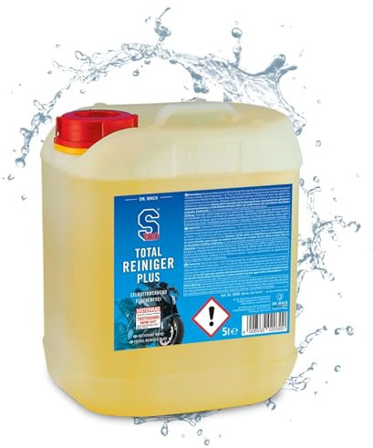 Dr. Wack - S100 Total Reiniger Plus 5 Liter - Effektiver Motorrad-Reiniger mit Gel-Formel - Schonende Reinigung von Verschmutzungen - Hohe Ergiebigkeit & Reinigungskraft - Hochwertige Motorradpflege