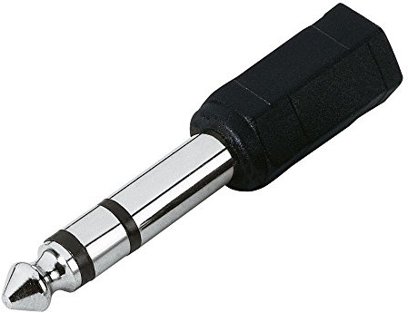 REY Adattatore Jack Hembra 3,5 mm a maschio 6,3 Clavija