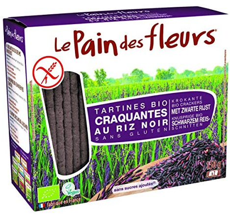 Le Pain des Fleurs Tartine BIO au Riz Noir 150g