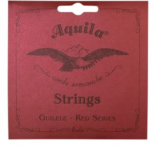 Aquila Set cordes guitalele e-a-d-G-B-E Red Serie