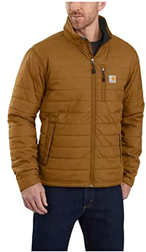 Carhartt Rain Defender Giacca Termica Relaxed Fit Leggera Gilliam, Marrone, M Uomo