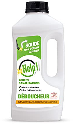 Déboucheur Ecocert Soude 100% d'Origine Naturelle 1L
