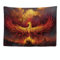 Ulticool - Wandteppich Tapestry Dekoration Wohnung - Phoenix Phönix Feuer Griechische Mythologie - 200 x 150 cm groß - Wandtuch Wandbehänge - Accessoires für Schlafzimmer Wohnzimmer
