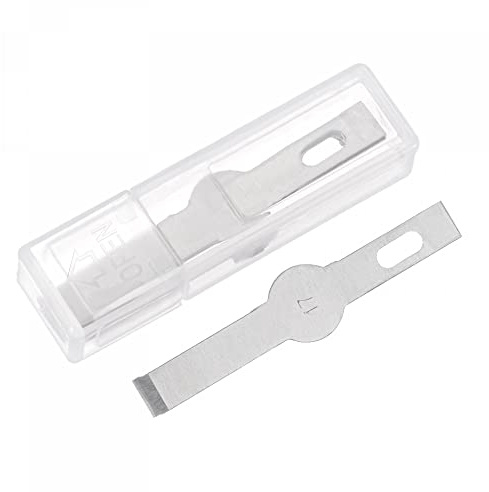 sourcing map 44x5.4mm Artesanal Cuchillo Hojas, Alta Velocidad Acero Aficionado Hojas Juego 25