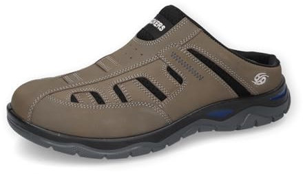 Dockers by Gerli Herren Klassische Sandalen, Männer Sandalen,Badesandalen,Wasserschuhe,Klettverschluss,Sommerschuhe,grau,46 EU