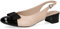 CAPRICE Damen Slingpumps mit Schleife Elegant, Beige (Beige Comb), 39 EU