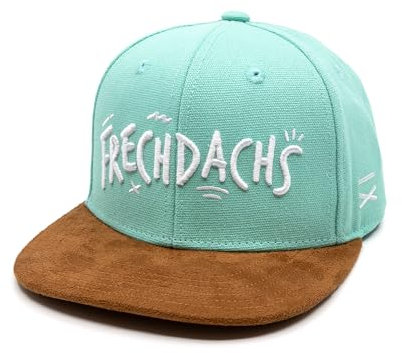 Hand und Feuer Snapback Cap Kinder Frechdachs Mint Canvas M