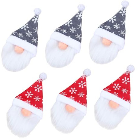 PRETYZOOM 30 STK Weihnachtsweinflaschenverschlüsse Flaschenabdeckungen Weinhüllen für Weinflaschen Flaschenverschluss flaschenverpackung Weihnachten dekorative Weinflaschenabdeckung Samt