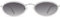 SOJOS Retro Oval Strass Glitzer Sonnenbrille für Damen 90er Jahre Styles Bling Disco Trendy Metall Brille mit Breites Großes Gesicht Stil SJ1205