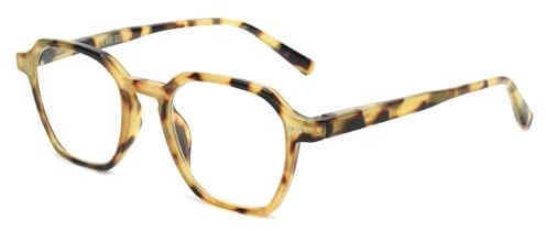 NEW VISION Gafas Presbicia Mujer, Gafas Luz Azul, Gafas Presbicia Estilo Retro, ProteccióN UV400 Gafas De Lectura, Gafas Para Ordenador Mujer NV4334B (MARRONE, 2.5, Dioptrien)