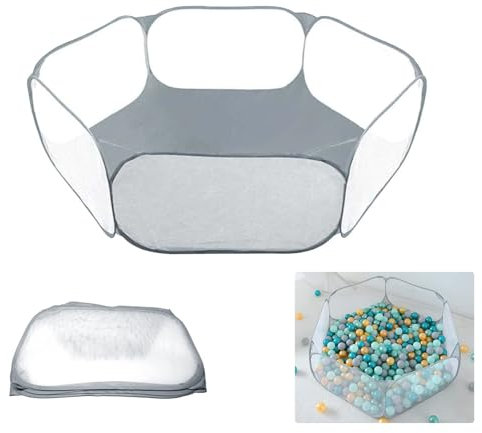 Kids Ball Pit,Ocean Ball Pool, Portable Foldable Playhouse,Pop Up Children Ball Pits,Indoor & Outdoor Balls Pit Pool Play Tent for Toddlers, Girls, Boys, Pets (Balls Not Included)