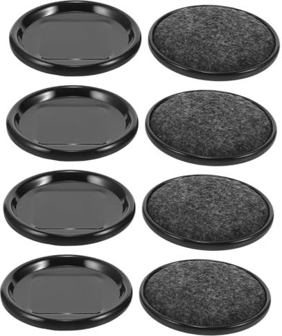 LIFKOME 8pièces Lot de Patins De Protection pour Moquette Meubles Et Sols Coussinets pour roulettes De Chaise Bureau Et Table