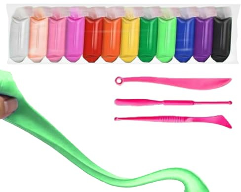 Kit pour modéliser la Crète, pâte à modeler multicolore pour | Jouets créatifs sûrs et non collants pour filles, garçons adultes, activités éducatives maison et école