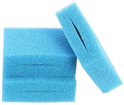 INGVIEE 3 Pièces Compatible Bleu Gros Éponge de Rechange pour Oase Biotec 5/10/30