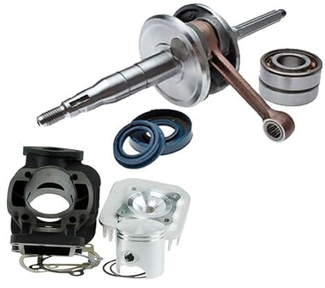 KIT GRUPPO TERMICO DR 70cc + ALBERO MOTORE TOP PER MINARELLI VERTICALE MBK BOOSTER SPIRIT 50 BW'S