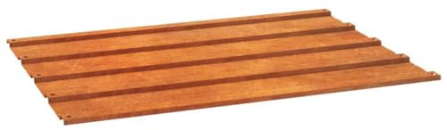 vidaXL 12× Paneles Tejado Lámina de Techo para Garaje Caseta Placa Cobertizos Casas Móviles Acero Corten Resistente a Corrosión Oxidado 60x44cm