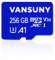 Vansuny Micro SD Karte 256 GB Speicherkarte Micro SD 256GB mit SD Adapter Bis zu 100 MB/s Lesegeschwindigkeit (UHS-I, U3, A1, V30, C10, 4K UHD microSDXC)