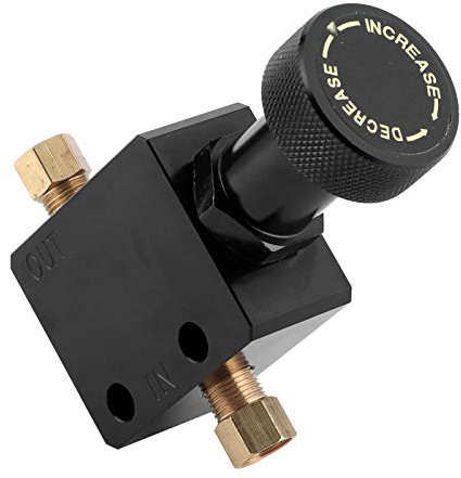 Bremsproportionalventil, Universal-Bremsproportionalventil aus Aluminiumlegierung, Einstellbare Inline-Scheibentrommelbremsen, Druckbereich 150 PSI-1200 PSI, Universelle Passform für Fahrzeugmodifikat