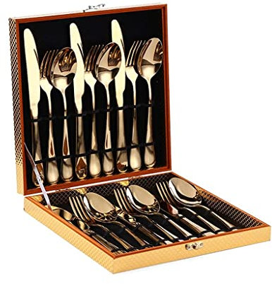 Avancerat kniv-, gaffel- och skedbestickset, middagsgaffel i rostfritt stål, silverbestick för familjerestaurangbröllopsdekoration
