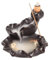 Zwenjuan Bruciatore di Incenso a Riflusso a Cascata,Porta Incenso in Ceramica,Porta Bruciatore di Incenso a Cascata,Bruciatore per La Decorazione Domestica, Ornamento per Aromaterapia
