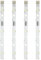 4 Stück LED-Lichtleiste, LED Kühlschranklampe für Rongsheng/Hisense Kühlschrank, kompatibel mit Modell E349766 MDDZ-162A 1629348, DC12V 2W Kühlschrank-Lichtleiste, Ersatz-Kühlschranklampe kompatibel