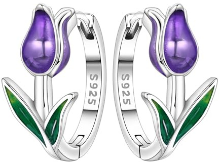 MISEFF Pendientes de plata de ley para mujer, hipoalergénicos, pendientes de aro de plata 925, pendientes minimalistas para el día a día para mujer, talla única, Plata de ley, Circonia cúbica