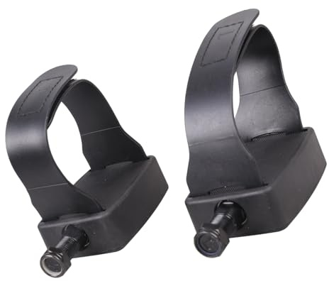 Limtula Pedales estacionarios de repuesto para bicicleta estática reclinada, pedales de bicicleta estática con correa de eje de 9/16 pulgadas 1/2 pulgadas, pieza de bicicleta reclinada