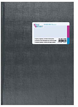 König und Ebhardt König & Ebhardt 8611603 Spaltenbuch (Spaltenbogen Elefantenhaut-Decke, 10 Spalten, A4, 210 x 2) hellblau