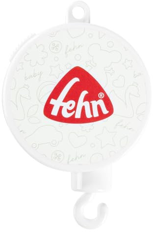 Fehn boîte à musique pour mobiles – Aide au sommeil avec la mélodie Berceuse de Mozart – Jouet musical adapté à tous les mobiles musicaux de notre marque – pour bébés et jeunes enfants