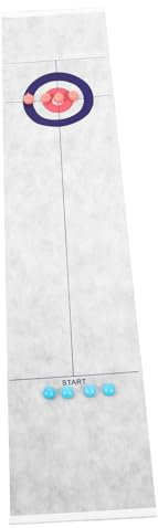 GOOHOCHY Curling-Set Für Jungen Und Mädchen Curling-pin Curling-Spiel Für Draußen Tisch-Curling-Spielzeug Starker Spaß Für Alle Altersgruppen