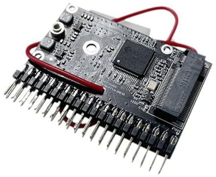 Ujjdwiurgh M.2 NGFF till 3,5 tum IDE 44 stift adapterkort NGFF SSD till 3,5 IDE-omvandlare 150 MB/S M.2 IDE-adapter för dator