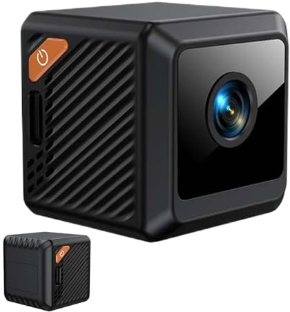 Mini caméras de sécurité sans fil, moniteur de vision 1080p – Caméra portable rechargeable par USB, support de stockage de carte mémoire pour chambre à coucher, jardin, extérieur, bébé, voitu
