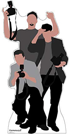Cardboard People Paparazzi Cardboard Cutout