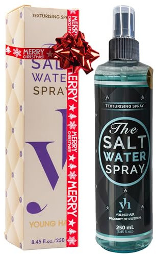 Younghair The Salt Water Spray – Acqua di Mare per Capelli, Sea Salt Spray Ricci con Finitura Naturale, Acqua Salina Capelli per Volume, Unisex, 200 ml