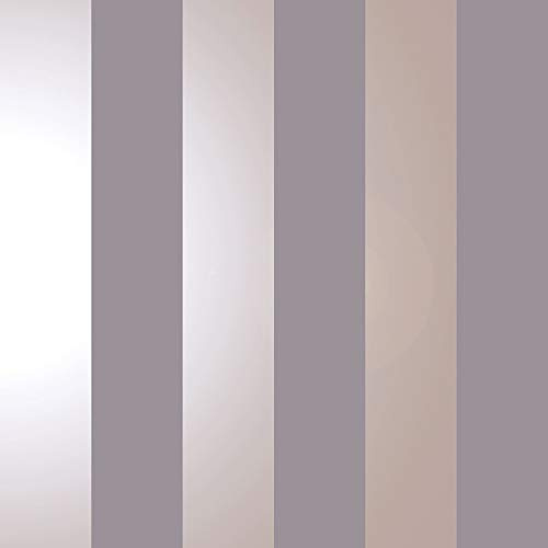 Holden Decor 12762 Dillan Stripes Wallpaper, Gold Grey