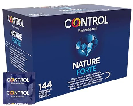 Control Nature Forte Preservativi Extra Resistenti in Gomma - 144 Profilattici