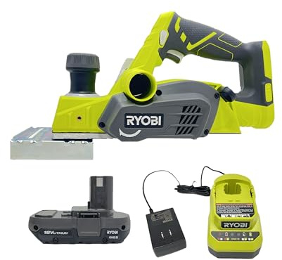 RYOBI 18-Volt Cordless 3-1/4 in. Planer Kit with Battery and Charger (No Retail Packaging)