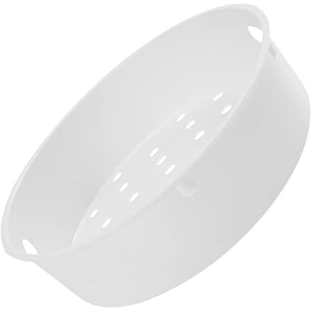 PAREKS Cestello per cottura a vapore in plastica per cottura a vapore, cestello per cottura a vapore, inserto per frutta, verdura, filtro da cucina per fornello di riso più caldo, 3 litri
