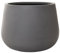 VIVANNO Blumentopf Pflanztopf Fiberglas GIRAR Beton-Deisgn Grau 37 cm