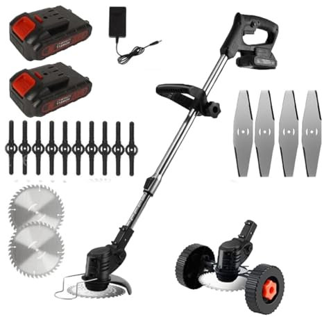 EYESLA Tagliaerba a Batteria Itoolmax 3 in 1 1800w, Tagliaerba Senza spazzole Regolabile in Altezza 3 in 1 con 3 Tipi di Lame